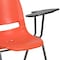 Flash Furniture Orange Ergonomic Shell Chair with Left Handed Flip-Up Tablet Arm RUT-EO1-OR-LTAB-GG - alternate 3